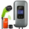 Qoltec Stacja ładowania do samochodu elektrycznego i hybryd | 3fazy |   22kW | 32A | Wi-Fi | LCD | RFID | TUYA | 5m